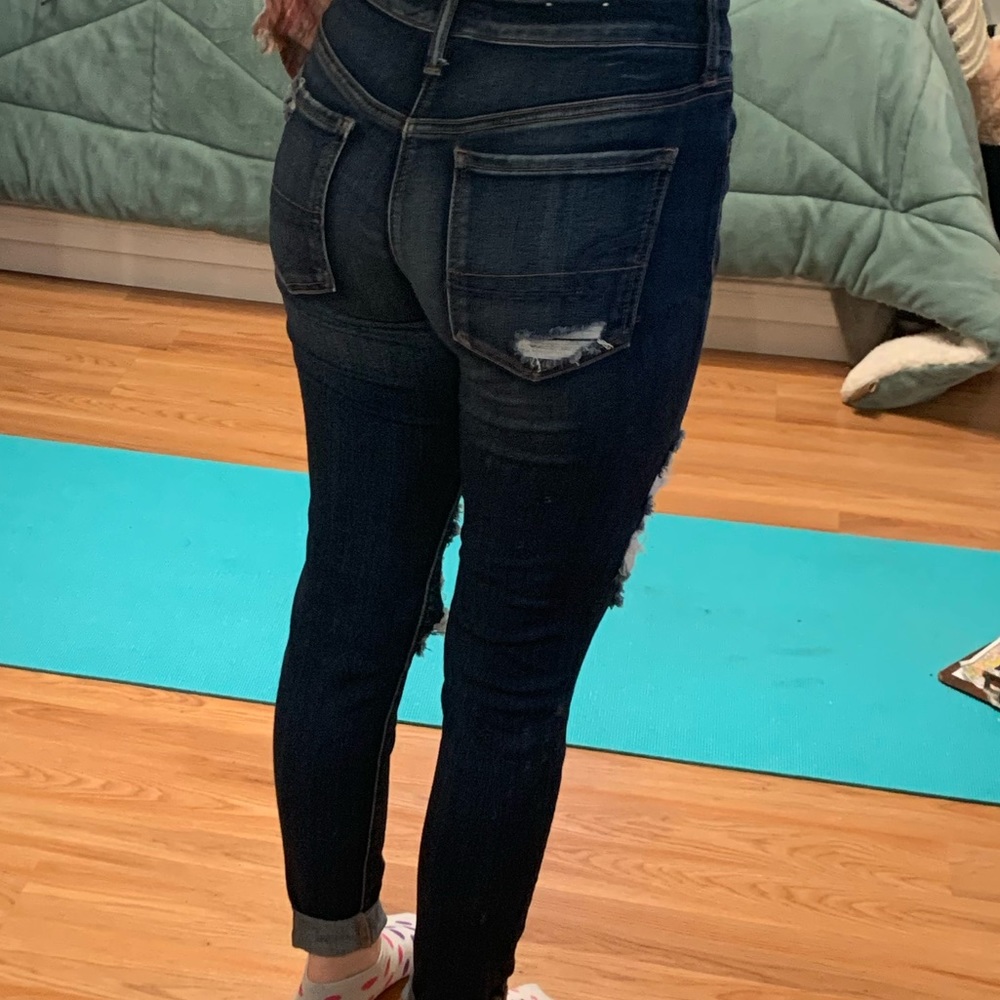 Ripped High Rise Jegging - Picture 7 of 7